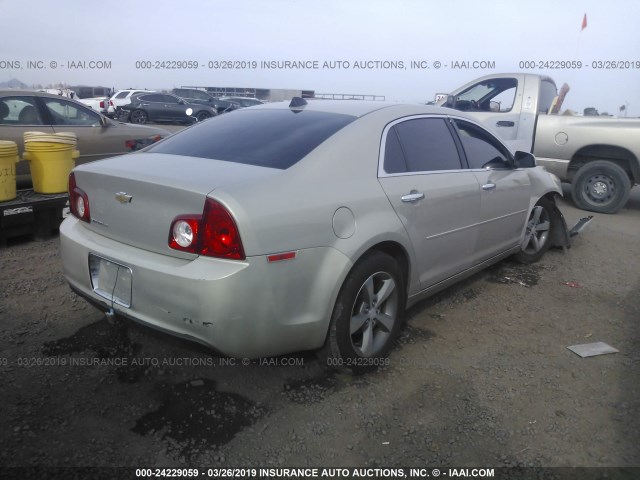 1G1ZC5EU2CF288475 - 2012 CHEVROLET MALIBU 1LT 金色 照片 4