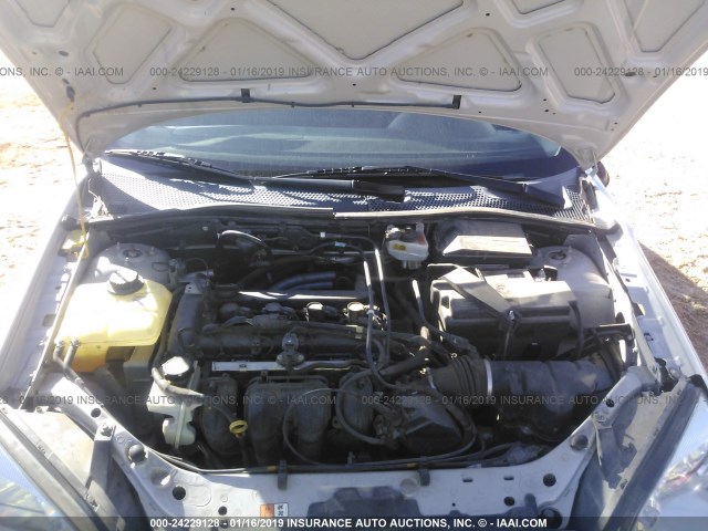 1FAFP34N77W267050 - 2007 FORD FOCUS ZX4/S/SE/SES SILVER photo 10