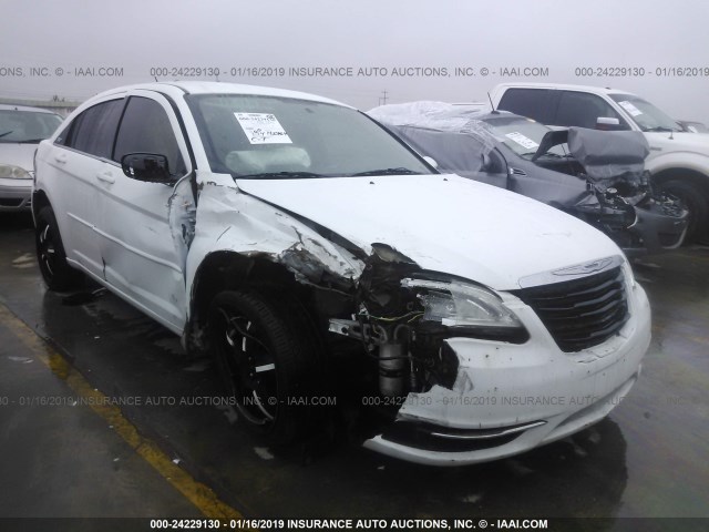 1C3CCBBB9EN204891 - 2014 CHRYSLER 200 TOURING WHITE photo 1