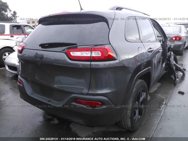 1C4PJLCBXJD560533 - 2018 JEEP CHEROKEE LATITUDE GRAY photo 4