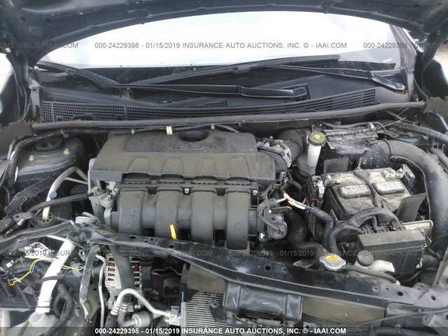 3N1AB7AP6GY280318 - 2016 NISSAN SENTRA S/SV/SR/SL BLUE photo 10