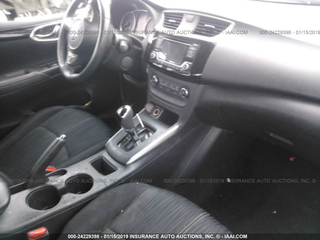 3N1AB7AP6GY280318 - 2016 NISSAN SENTRA S/SV/SR/SL BLUE photo 5