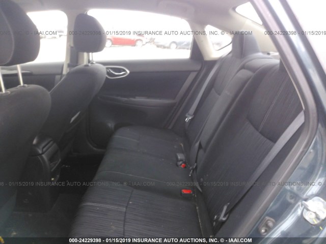 3N1AB7AP6GY280318 - 2016 NISSAN SENTRA S/SV/SR/SL BLUE photo 8