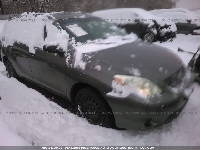 2T1KR32E38C713811 - 2008 TOYOTA COROLLA MATRIX  GRAY photo 1