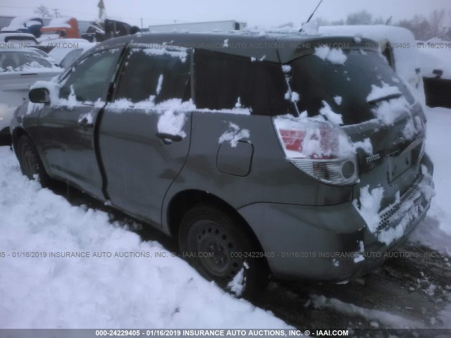 2T1KR32E38C713811 - 2008 TOYOTA COROLLA MATRIX  GRAY photo 3