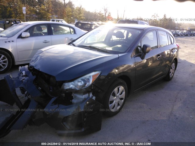 JF1GPAA61DG824854 - 2013 SUBARU IMPREZA GRAY photo 2