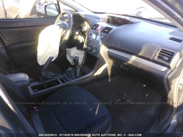 JF1GPAA61DG824854 - 2013 SUBARU IMPREZA GRAY photo 5