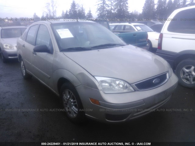 1FAFP34N27W237552 - 2007 FORD FOCUS ZX4/S/SE/SES Champagne photo 1