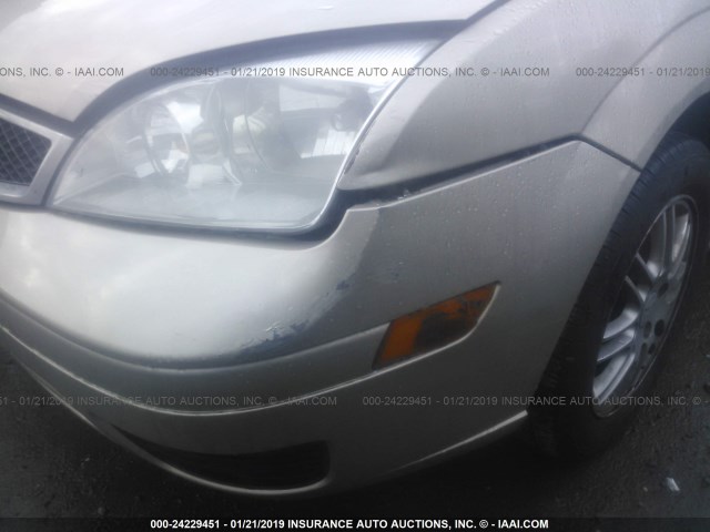 1FAFP34N27W237552 - 2007 FORD FOCUS ZX4/S/SE/SES Champagne photo 6