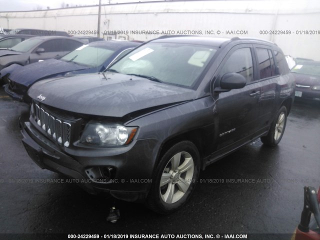 1C4NJDBB9GD714138 - 2016 JEEP COMPASS SPORT GRAY photo 2