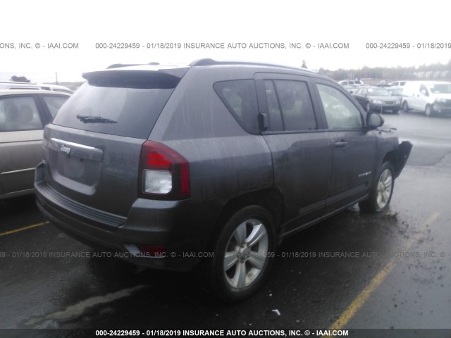 1C4NJDBB9GD714138 - 2016 JEEP COMPASS SPORT GRAY photo 4