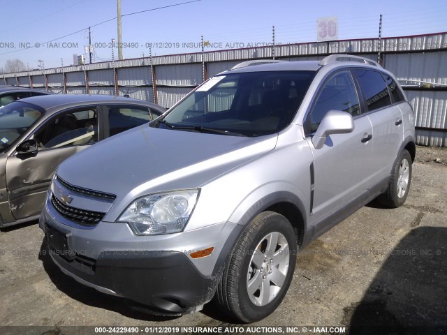 3GNAL2EK4CS649578 - 2012 CHEVROLET CAPTIVA SPORT/LS SILVER photo 2