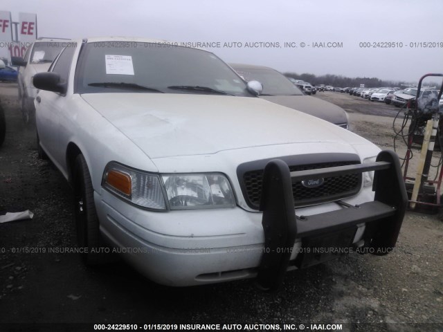 2FABP7BV3AX100950 - 2010 FORD CROWN VICTORIA POLICE INTERCEPTOR WHITE photo 1