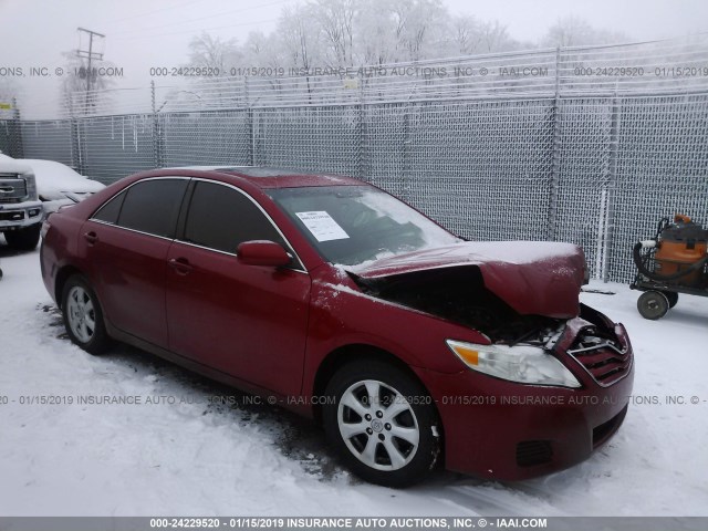 4T4BF3EK2BR127199 - 2011 TOYOTA CAMRY SE/LE/XLE 红色 照片 1