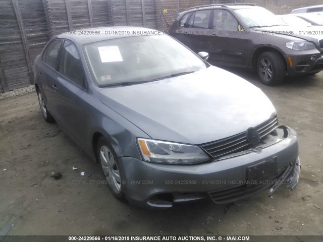 3VWDP7AJ5CM452764 - 2012 VOLKSWAGEN JETTA SE GRAY photo 1