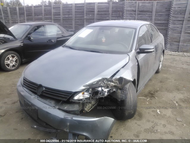 3VWDP7AJ5CM452764 - 2012 VOLKSWAGEN JETTA SE GRAY photo 2