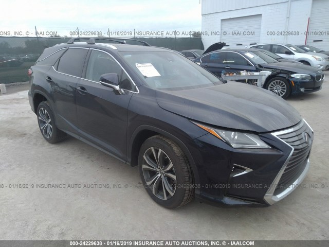 JTJDZKCA4J2014378 - 2018 LEXUS RX 350 L Dark Blue photo 1