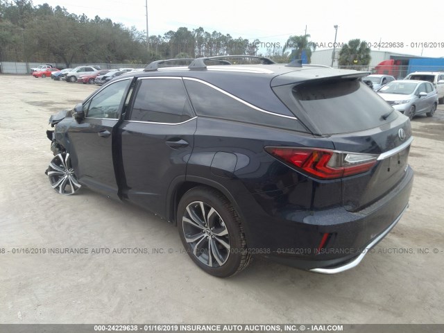 JTJDZKCA4J2014378 - 2018 LEXUS RX 350 L Dark Blue photo 3