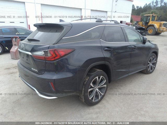 JTJDZKCA4J2014378 - 2018 LEXUS RX 350 L Dark Blue photo 4