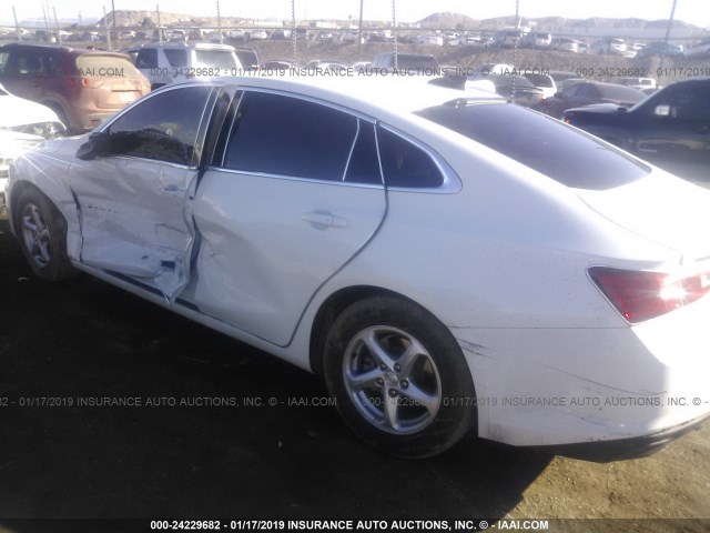 1G1ZB5ST2GF342667 - 2016 CHEVROLET MALIBU LS WHITE photo 6