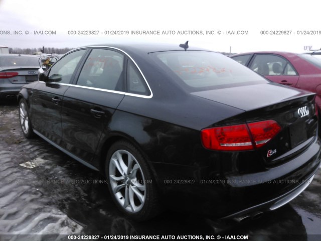 WAUBGBFL2AA067581 - 2010 AUDI S4 PREMIUM PLUS BLACK photo 3