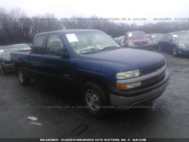 2GCEC19W421132292 - 2002 CHEVROLET SILVERADO C1500 BLUE photo 1