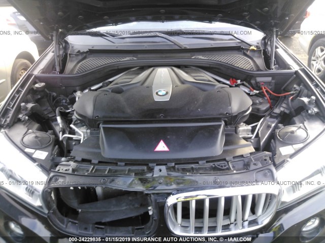 5UXKR6C53E0C03627 - 2014 BMW X5 XDRIVE50I BLACK photo 10