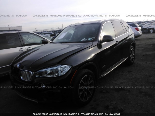5UXKR6C53E0C03627 - 2014 BMW X5 XDRIVE50I BLACK photo 2