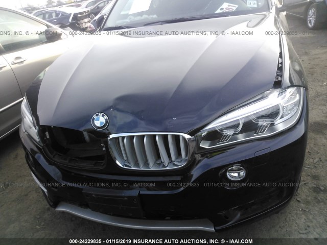 5UXKR6C53E0C03627 - 2014 BMW X5 XDRIVE50I BLACK photo 6