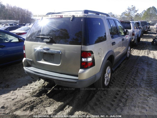 1FMEU63E26UA17173 - 2006 FORD EXPLORER XLT TAN photo 4