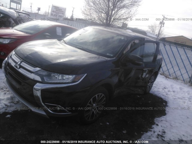 JA4AD3A37JZ004203 - 2018 MITSUBISHI OUTLANDER SE/SEL BLACK photo 2