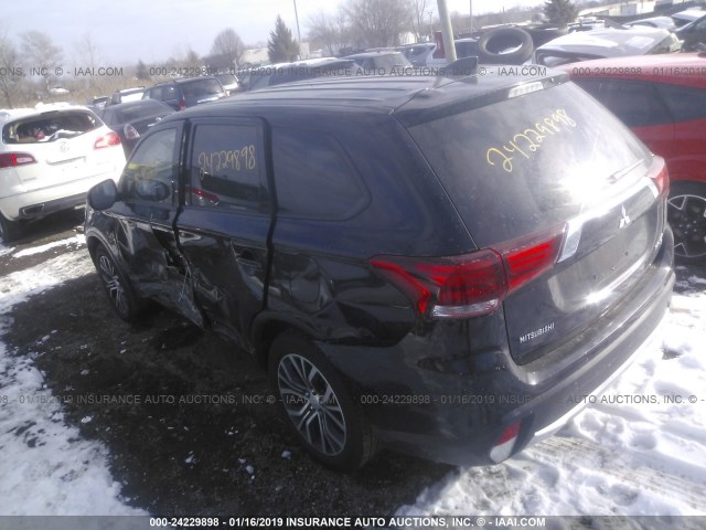 JA4AD3A37JZ004203 - 2018 MITSUBISHI OUTLANDER SE/SEL BLACK photo 3