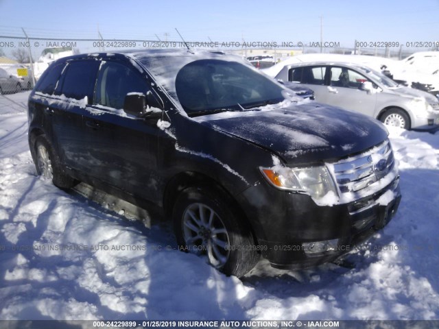 2FMDK39C27BA28848 - 2007 FORD EDGE SEL PLUS BLACK photo 1