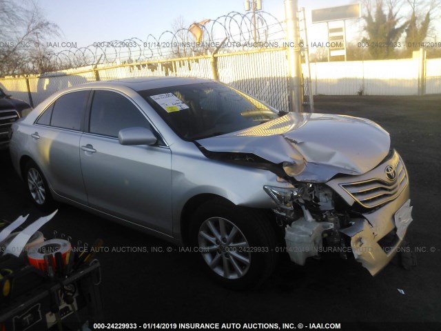 4T4BF3EK9BR170406 - 2011 TOYOTA CAMRY SE/LE/XLE 银色 照片 1
