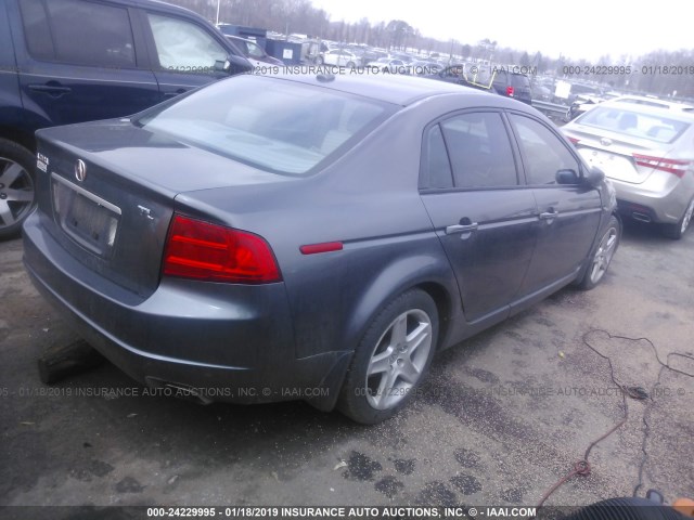 19UUA66246A043870 - 2006 ACURA 3.2TL GRAY photo 4