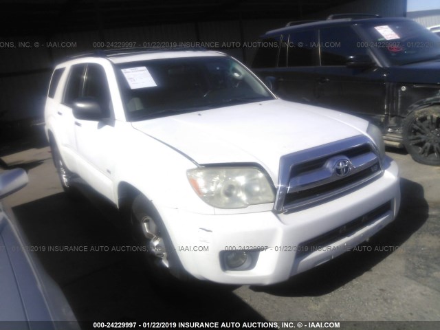 JTEZT14R168009194 - 2006 TOYOTA 4RUNNER SR5/SPORT WHITE photo 1