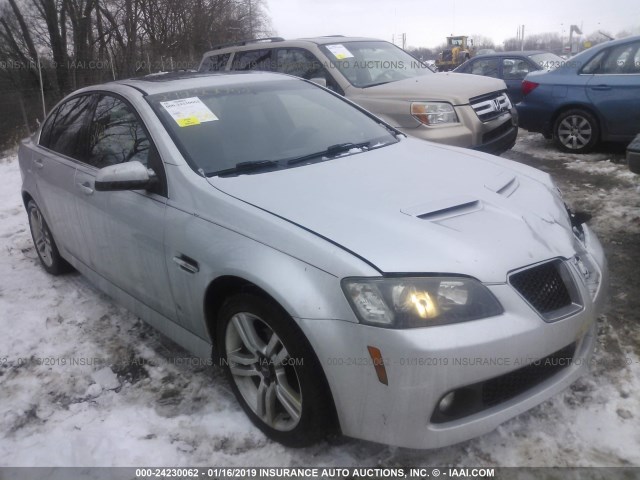 6G2ER57789L238452 - 2009 PONTIAC G8 SILVER photo 1