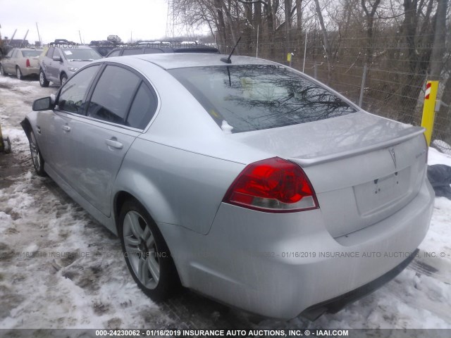 6G2ER57789L238452 - 2009 PONTIAC G8 SILVER photo 3