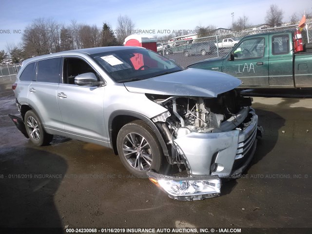 5TDBZRFH9HS374079 - 2017 TOYOTA HIGHLANDER LE/LE PLUS SILVER photo 1