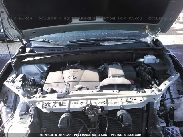 5TDBZRFH9HS374079 - 2017 TOYOTA HIGHLANDER LE/LE PLUS SILVER photo 10
