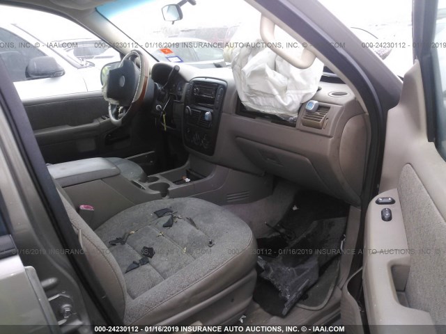 1FMZU62K34ZA14274 - 2004 FORD EXPLORER XLS/XLS SPORT 棕色 照片 5