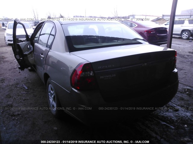 1G1ZS58FX8F134149 - 2008 CHEVROLET MALIBU LS TAN photo 3