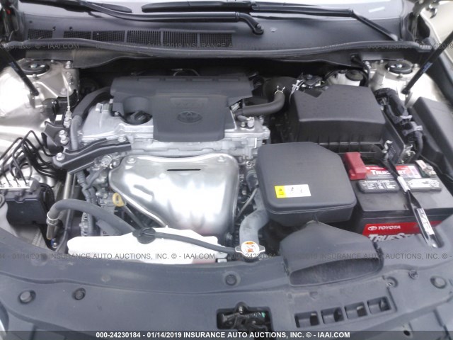 4T1BF1FK3HU294516 - 2017 TOYOTA CAMRY LE/XLE/SE/XSE TAN photo 10