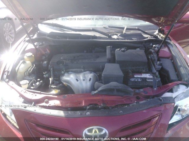 4T1BE46K69U376388 - 2009 TOYOTA CAMRY SE/LE/XLE 红色 照片 10