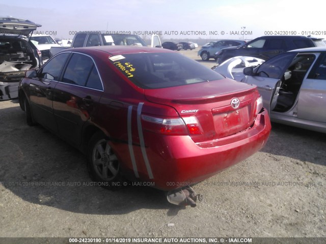 4T1BE46K69U376388 - 2009 TOYOTA CAMRY SE/LE/XLE 红色 照片 3