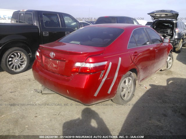4T1BE46K69U376388 - 2009 TOYOTA CAMRY SE/LE/XLE 红色 照片 4