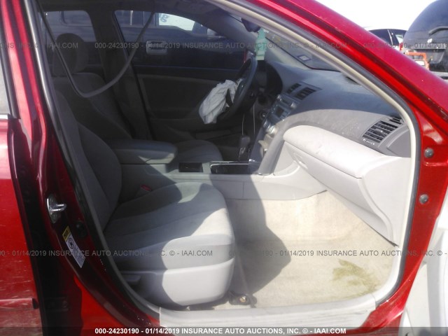 4T1BE46K69U376388 - 2009 TOYOTA CAMRY SE/LE/XLE 红色 照片 5