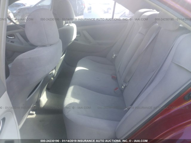 4T1BE46K69U376388 - 2009 TOYOTA CAMRY SE/LE/XLE 红色 照片 8