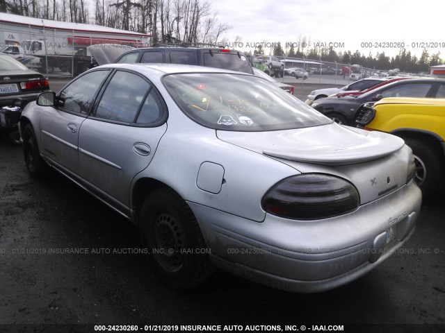 1G2WK52J62F114029 - 2002 PONTIAC GRAND PRIX SE SILVER photo 3