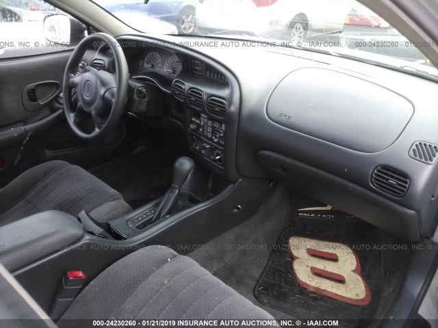 1G2WK52J62F114029 - 2002 PONTIAC GRAND PRIX SE ვერცხლისფერი ფოტო 5